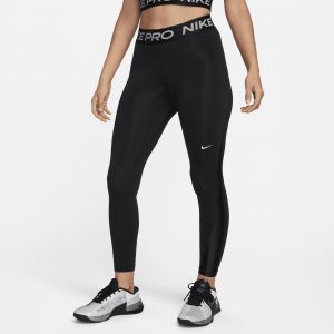 Nike Training Pro Shine Tights - Black/Metallic Silver, Black/Metallic Silver - Taille M