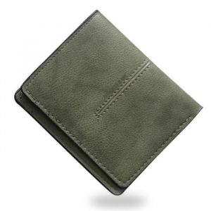 Porte-monnaie - LUNAVO - Cuir PU - Vert - R&eacute;tro - Femme - 10.5cm x 9cm x 1cm