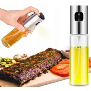 Flacon pulv&eacute;risateur d'huile 100 ml pour vinaigre d'huile d'olive avec vaporisateur en verre
