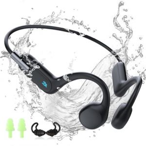 HIFI WALKER Casque &agrave; Conduction Osseuse T10 Air &Eacute;tanche IPX8 Bluetooth 5.3 32 Go
