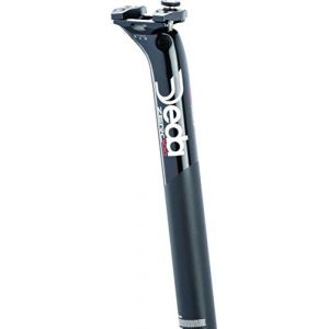Deda Elementi Zero100 0MM SB/Dritto Seatpost, &Oslash;27.2 BOB, Alloy 2014, 350 mm Length, MY19 Tige de selle v&eacute;lo Mixte Adulte, Black