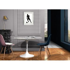 Shot Cadre Photo Football 30x40cm avec P e Partout Tableau Bois Verre (ARGENT)