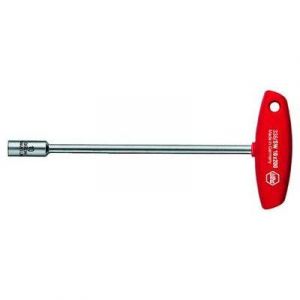 Wiha Tournevis porte-douilles avec manche en T 00969 Ouverture de cl&eacute; (m&eacute;trique): 7 mm Longueur de la lame: 200 mm