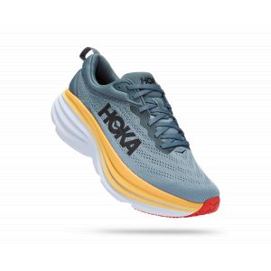 Image de Hoka Bondi 8 Chaussures pour Homme en Goblin Blue/Mountain Spring Taille 46 | Route