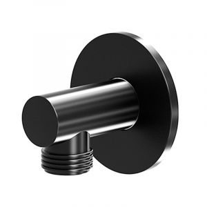 Steinberg Gmbh Série 100 Coude de raccordement de douche, G1/2, rond, 1001660, Coloris: noir mat - 1001660S