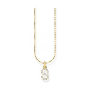 Thomas Sabo KE2258-414-14-L45V - Collier - Femmes - 925er Argent - 18K plaqué or jaune - 38-45cm