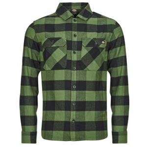 Dickies Chemise NEW SACRAMENTO SHIRT PINE GREEN Kaki - Taille EU XXL,EU S,EU M,EU L,EU XL