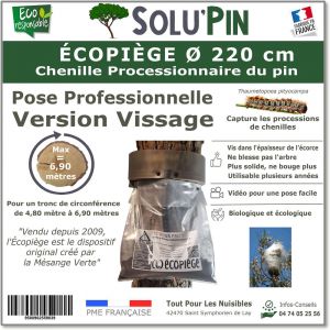 Tout Pour Les Nuisibles - &Eacute;copi&egrave;ge &Oslash; 220 cm Vissage, Pi&egrave;ge Chenille Processionnaire du pin