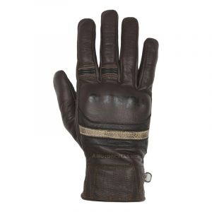 Helstons Gants cuir hiver Bora marron/beige- T10