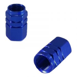 Brazoline Paire de bouchons de valve écrou moto