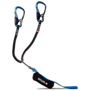 Ocun Captur Pro Swivel Via Ferrata, noir/bleu Longes via ferrata