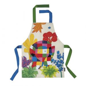Petit Jour Tablier en toile cirée Elmer pour enfant (x6)