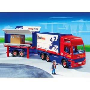 Image de Playmobil 4323 - Routier et Camion-remorque