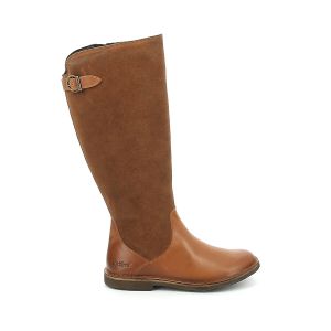 Kickers Bottes en cuir Kick Titanium Camel - Taille 36;37;38;39;40;41