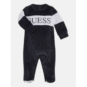 Guess Combinaison Chenille Lettrage Logo - Bleu