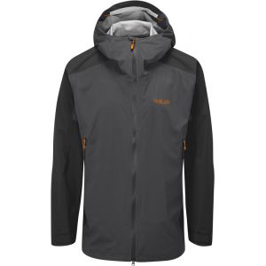 Rab Kinetic Alpine 2.0 Veste Homme, gris S Vestes de pluie