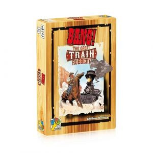 dV Giochi Asmodee Bang Extension - The Great Train Robbery - Jeux de société - Jeux de Cartes à Partir de 8 Ans - 4 à 7 Joueurs - Version Anglais