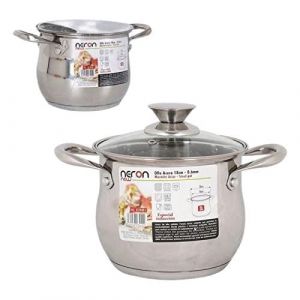 Valise en acier avec couvercle de la marque NERON 24 cm