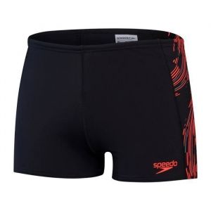 Speedo Maillot de bain tech panel noir rouge