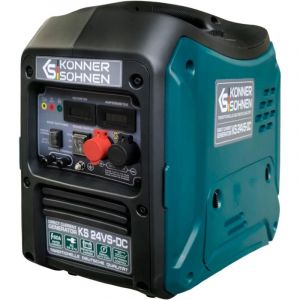 Ks 24VS-DC Générateur de courant continu de 1,6 kW avec boîtier insonorisé, deux modes de fonctionnement (manuel/auto & external), groupe électrogène