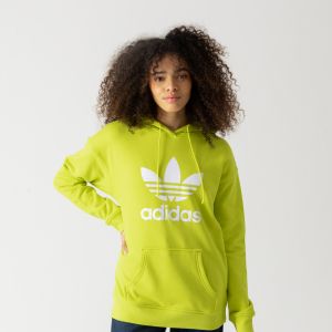 Adidas Originals Sweat à Capuche Trefoil 34 Shock Slime
