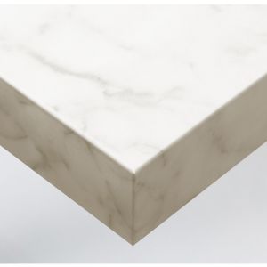 Dimexact Papier Autocollant En Vinyle Marbre Blanc Délavé Pour Murs Et Meubles, De L : 1.22 M X H : 2.5 M, En Rouleau