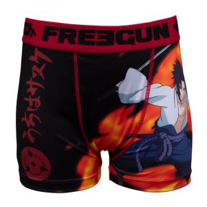 Freegun Boxer Naruto Shippuden &Eacute;lastique Rouge Gar&ccedil;on
