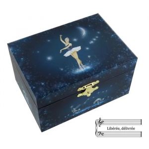 Lib&eacute;r&eacute;e d&eacute;livr&eacute;e (La Reine des neiges) - Bo&icirc;te &agrave; musique - bijoux musicale - coffret musical en bois avec ballerine - 50070-NEW
