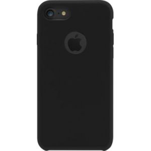 The kase Coque iPhone 7/8 SoftGel Silicone Noir satin&eacute;
