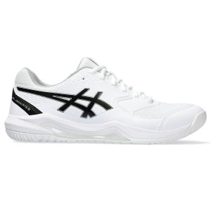 Asics Homme Gel-Dedicate 8 Sneaker, White/Black, 48 EU
