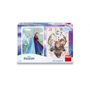 Dino 2 Puzzles - La Reine des Neiges : Anna & Elsa