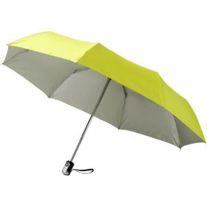 Bullet Alex 54.61cm Parapluie 3 sections à ouverture et fermeture automatiques (Taille unique) (Noir) - UTPF902