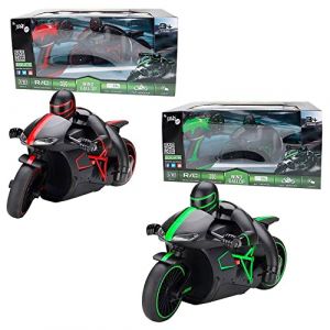 Tachan Moto de Course échelle 1:18, Fonctionnement avec Radio contrôle, Assortis, Design très Sportif et Grande Vitesse et Puissance