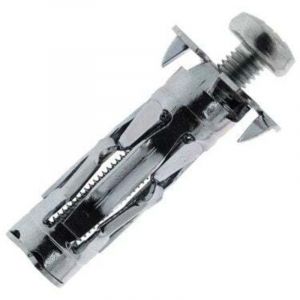 Red Head Lot de 4 chevilles Diam.10 x L.35 mm et piton, Diam.5mm