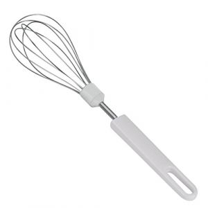 Metaltex Fouet en inox - manche en plastique - 20 cm