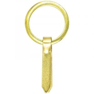 Ceanothe Lot de 6 anneaux + lacets 15 mm pour 1 Kg - Doré