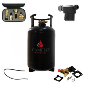 Antarion CAMPKO Kit Gpl Campko Réservoir 30L et Lyre 0.5m Camping Car