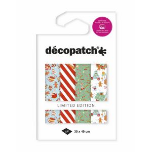 decopatch Pocket Hot-Foil Collection Mix and Patch &laquo; P&acirc;tisserie de No&euml;l &raquo;