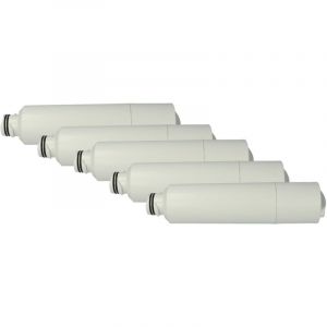 Vhbw 5x Filtre à eau cartouche compatible avec Samsung RF24J9960S4, RF23J9011SR, RF24FSEDBSR, RF24HSESBSR réfrigérateur Side-by-side