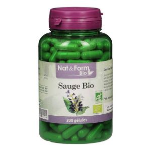 Nat & Form Bio Sauge 200 gélules végétales