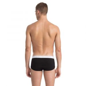 Image de Calvin Klein Vêtements intérieurs Cotton Classics Brief 3 Pa - Bla / White / Grey Heather - M