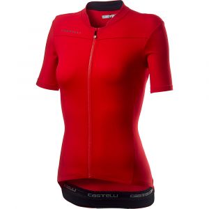 Image de Castelli Maillot manches courtes femme anima 3 rouge noir l