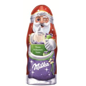 Milka Moulage Père Noël, lait noisette
