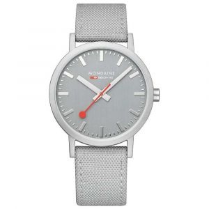 Mondaine Montre Classic 40 Mm One Size Good Grey / St. Steel Brushed