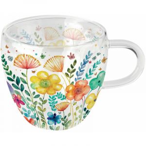 Ambiente Tasse à thé double paroi en verre