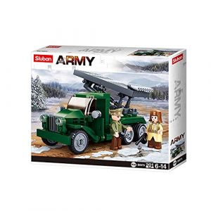 Jeu de construction brique emboitable sluban army russe missile guns bataille de budapest M38 B0975 sluban