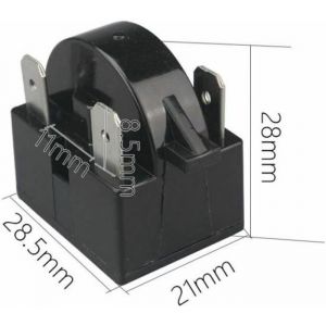 Réfrigérateur congélateur PTC relais de démarrage 3 Broche 33 Ohms