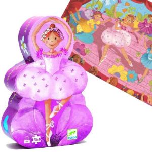 Djeco Puzzle Silhouette Ballerine 36 pi&egrave;ces