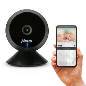 Alecto Babyphone Wi-Fi avec caméra SMARTBABY5BK Noir