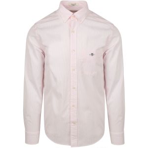 Gant (marque) Chemise droite à rayures en coton